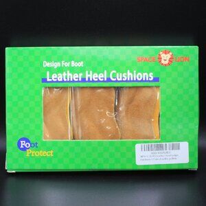 4 Pair Pack Leather Heel Cushions Designed for Boots